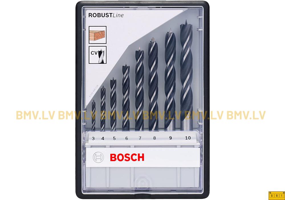 Urbju komplekts kokam 3-10mm Bosch Robust Line (8gab)