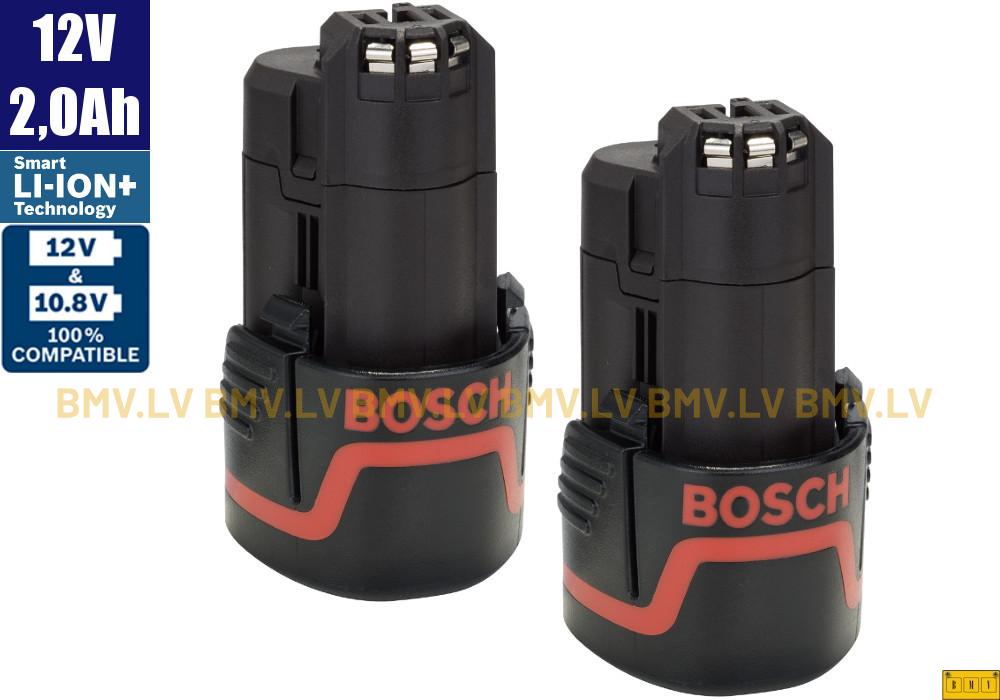 Akumulators Bosch GBA 12 V 2,0 Ah O-B Professional Li-Ion (2gab)