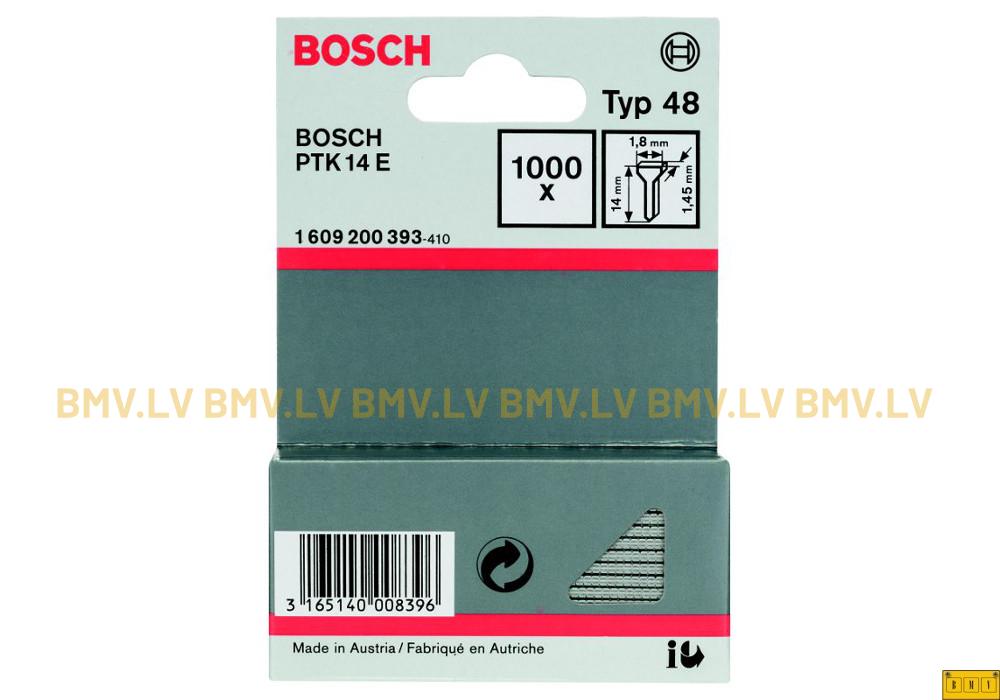 Tapiņnaglas Bosch Typ 48 14mm (1000gab)