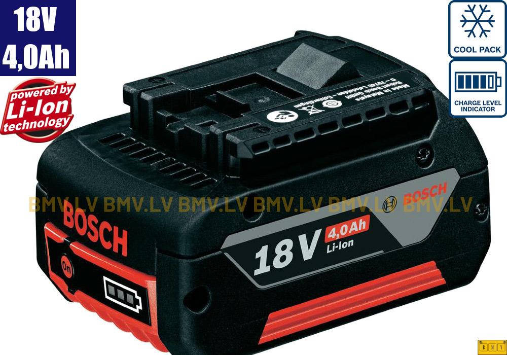 Akumulators Bosch GBA 18 V 4,0 Ah M-C Professional Li-Ion