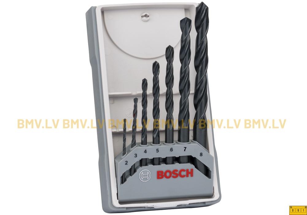 Urbju komplekts metālam Bosch 2-8mm (7gab) X-Line