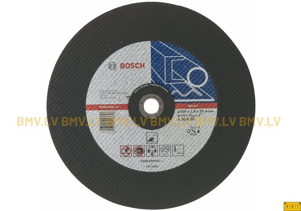 Griezējripa metālam Bosch 350x25.4mm A36 2.8mm