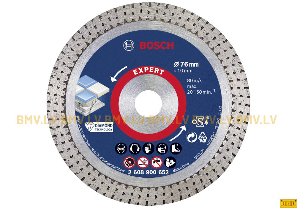 Dimanta griezējripa flīzēm Bosch Expert for Hard Ceramic 76x10mm