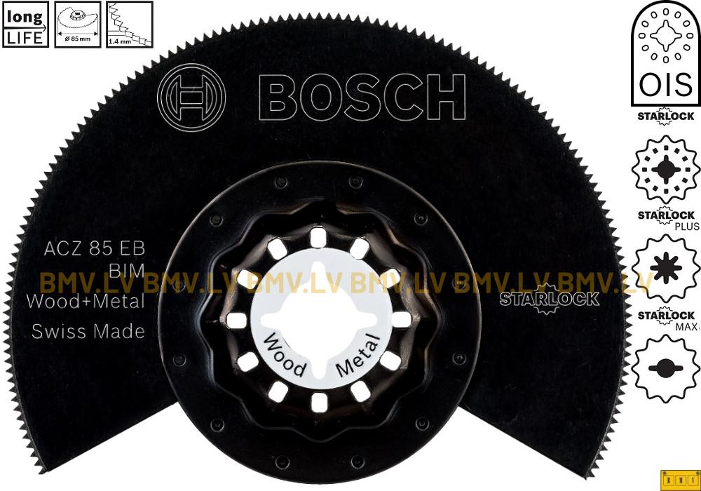 Asmenis 85mm Bosch ACZ85EB / ACZ 85 EB Wood+Metal starlock