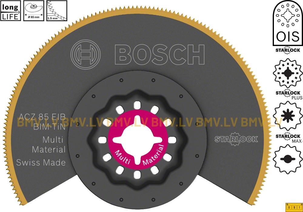 Asmenis 85mm Bosch ACZ85EIB / ACZ 85 EIB Multi Material Starlock