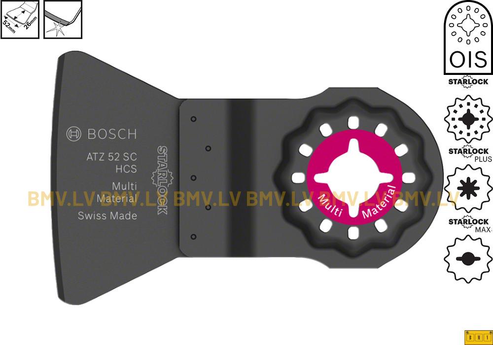 Asmenis 52mm Bosch ATZ52SC / ATZ 52 SC Multi Material Starlock
