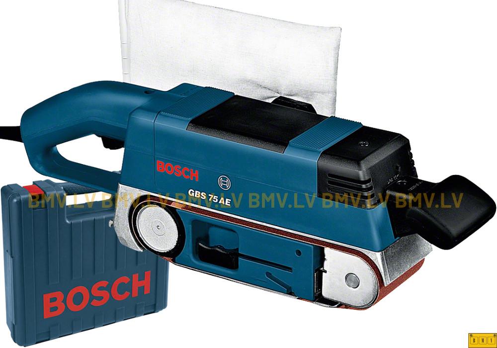 Lentas slīpmašīna Bosch GBS 75 AE (koferī)