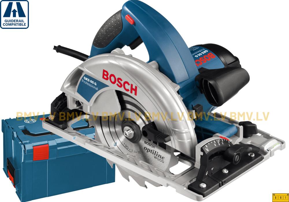 Rokas ripzāģis Bosch GKS 65 G (L-Boxx)