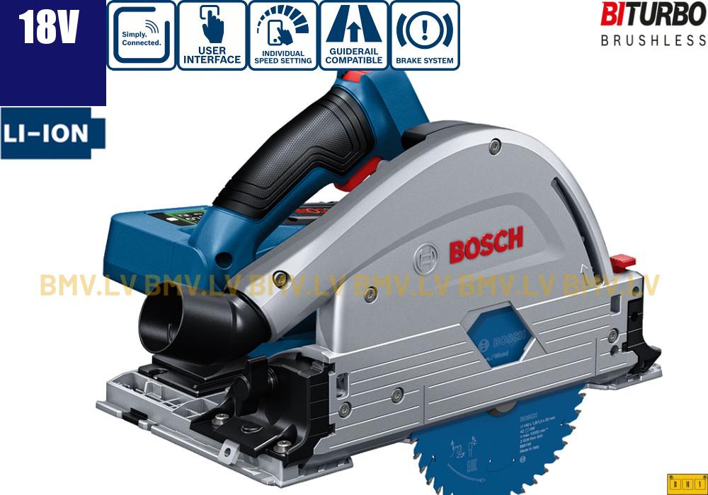 Iegremdējamais ripzāģis Bosch GKT 18V-52 GC (solo)