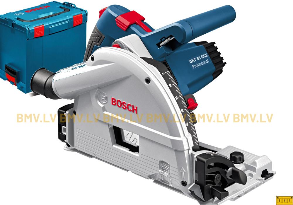 Iegremdējamais rokas ripzāģis Bosch GKT 55 GCE (L-Boxx)