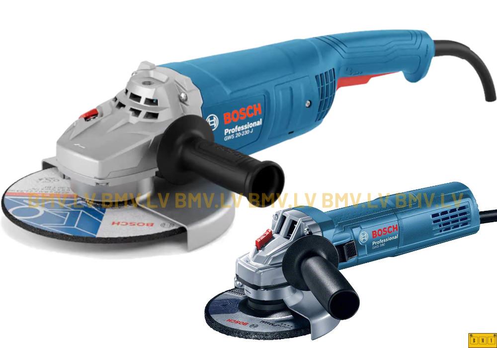 Leņķa slīpmašīna Bosch GWS 20-230 J + GWS 880