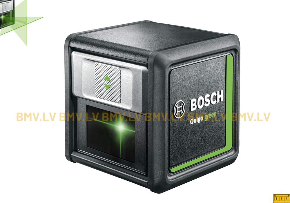 Kruststaru lāzerlīmeņradis Bosch Quigo Green (BEZ statīva)