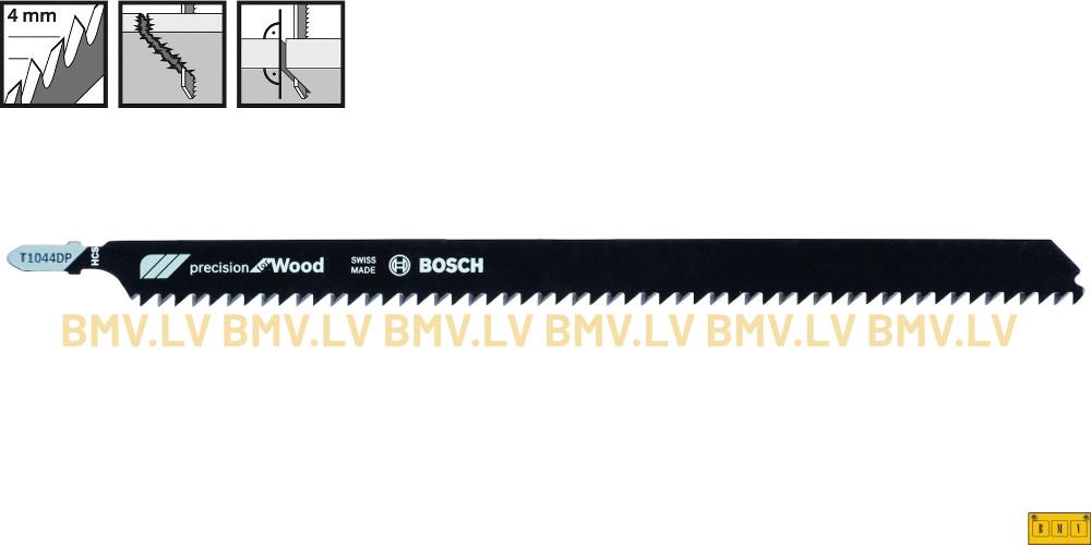 Figūrzāģa asmenis kokam Bosch precision for Wood T1044DP (3gab)