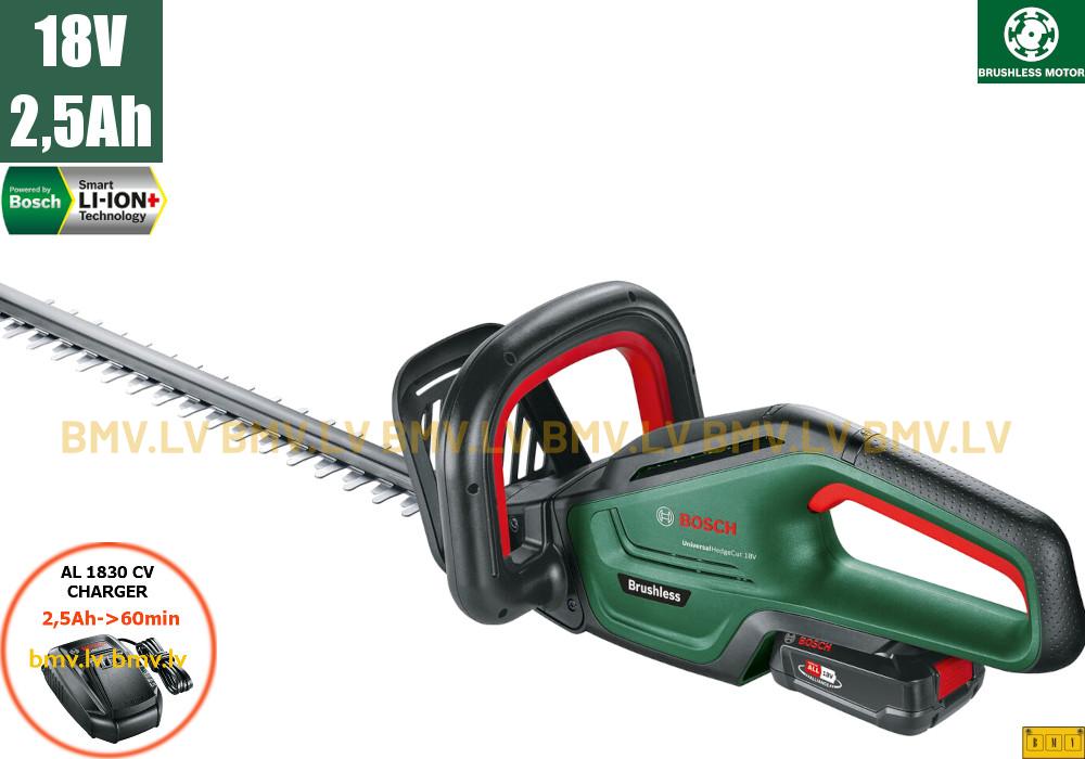 Dzīvžoga šķēres Bosch UniversalHedgeCut 18V-50 (1x2,5Ah)