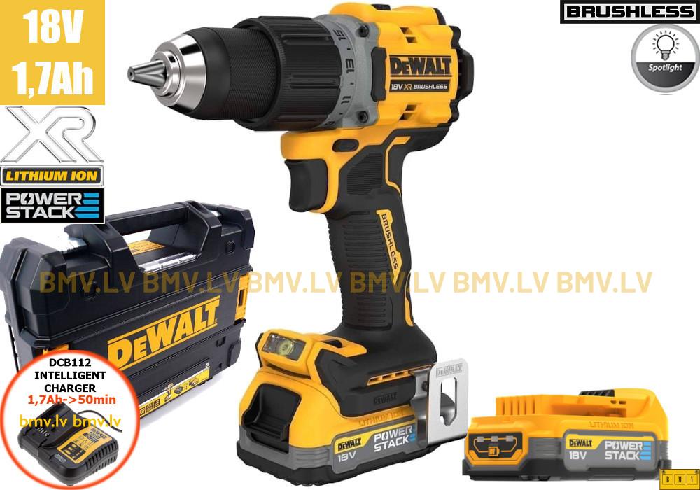 Urbjmašīna/Skrūvgriezis DeWalt DCD800E2T 18V (2x1,7Ah)