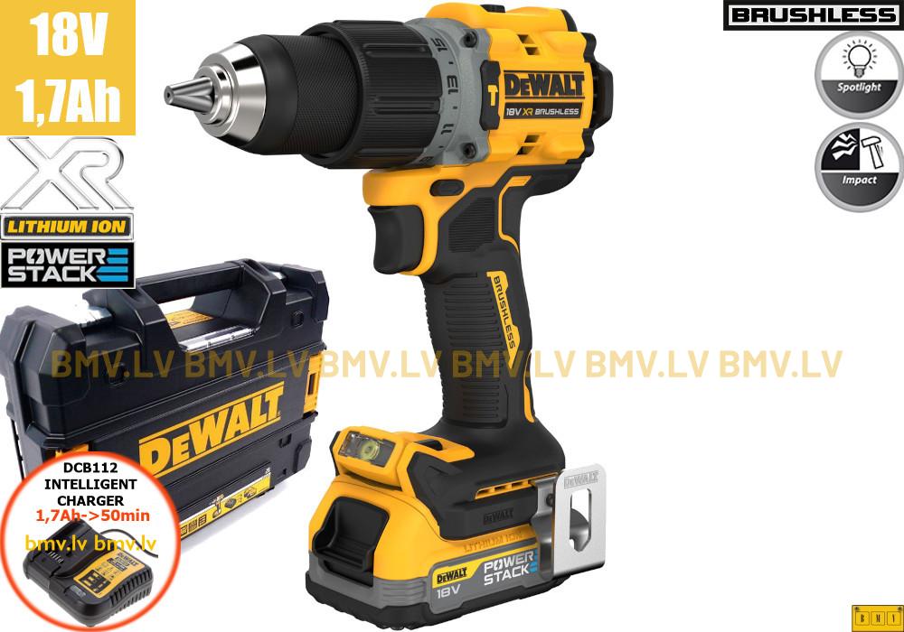 Triecienurbjmašīna/Skrūvgriezis DeWalt DCD805E1T 18V (1x1,7Ah)