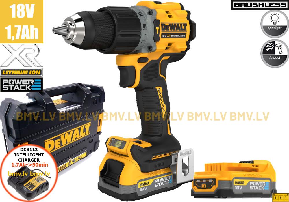 Triecienurbjmašīna/Skrūvgriezis DeWalt DCD805E2T 18V (2x1,7Ah)