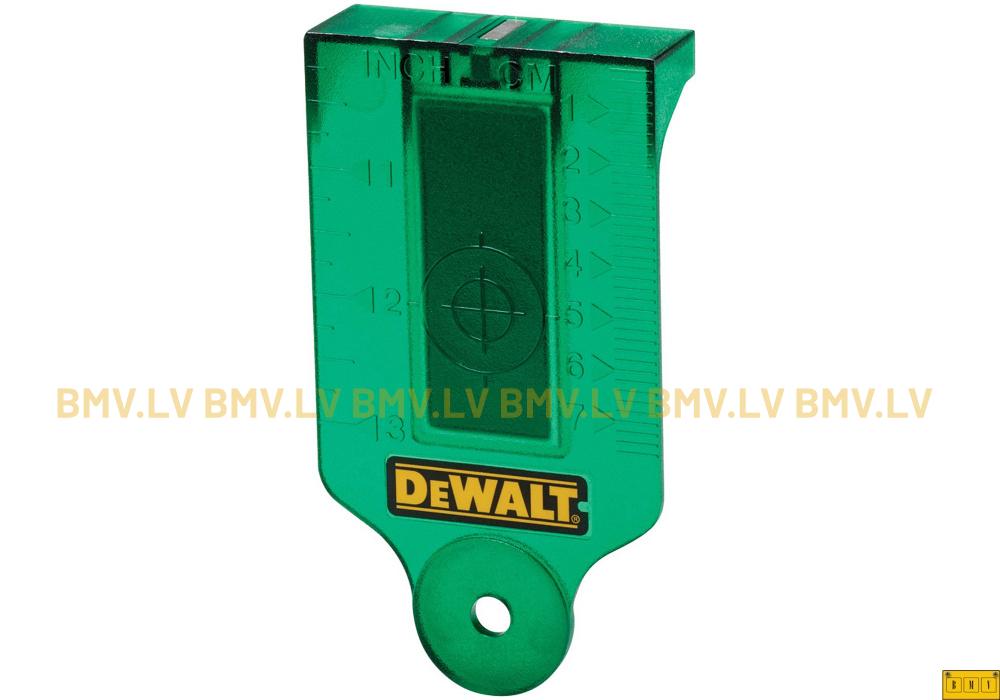 Lāzerstara mērķplāksne DeWalt DE0730G zaļa