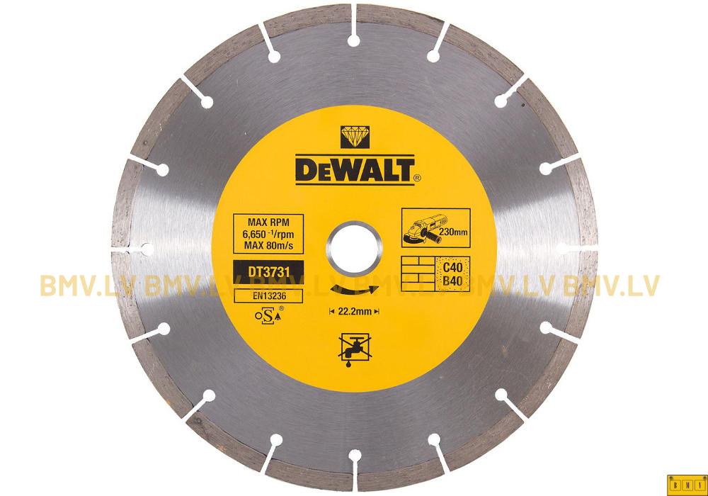 Dimanta griezējripa betonam DeWalt DT3731 230x22.2mm