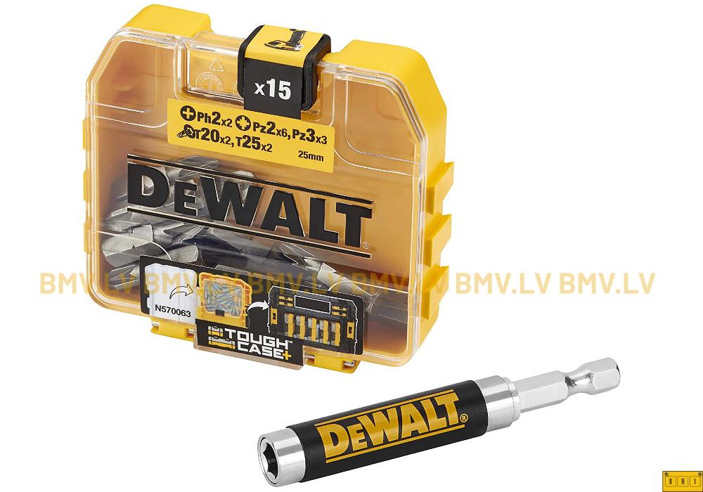 16-daļīgs komplekts skrūvēšanai DeWalt DT71511