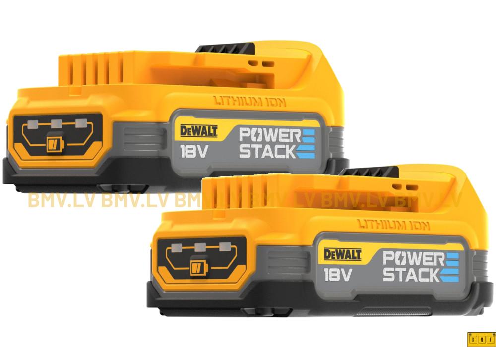 Akumulators DeWalt Powerstack 18V 1.7Ah Li-Ion DCBP034E2 (2gab)