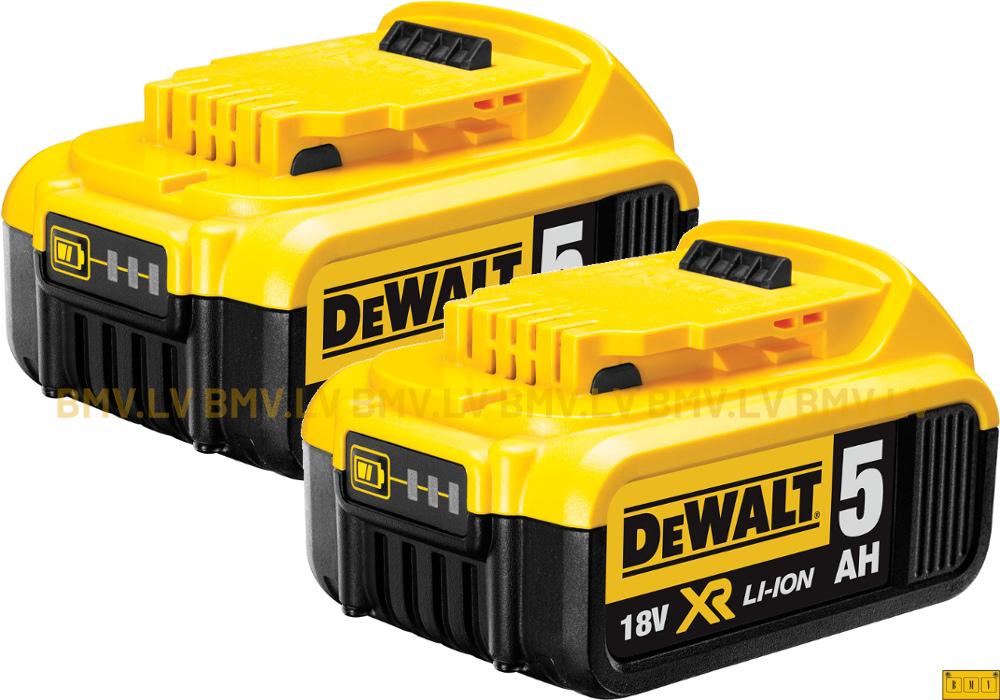 Akumulators DeWalt 18V 5.0Ah Li-Ion DCB184-XJ (2gab)