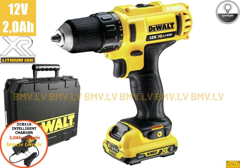 Urbjmašīna/Skrūvgriezis DeWalt DCD710D1 (1x2,0Ah)