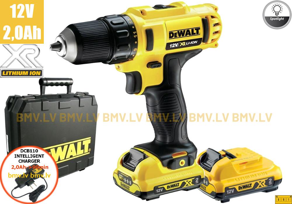 Urbjmašīna/Skrūvgriezis DeWalt DCD710D2 (2x2,0Ah)