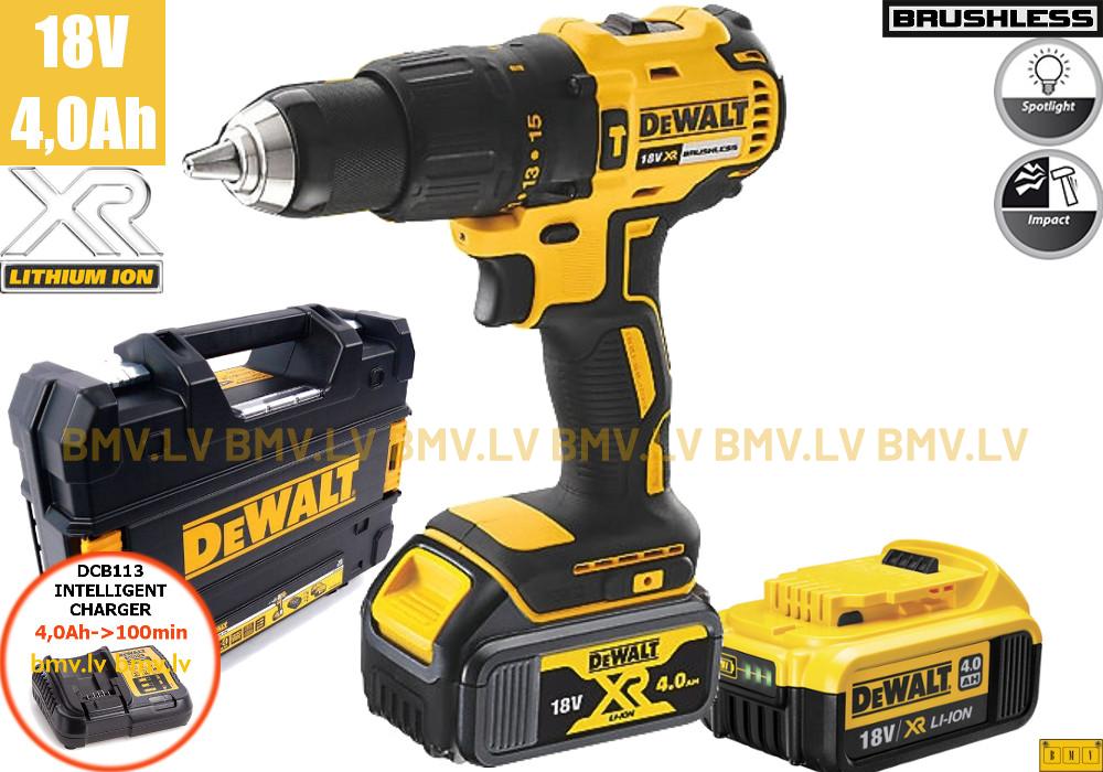 Triecienurbjmašīna/Skrūvgriezis DeWalt DCD778M2T 18V (2x4.0Ah)