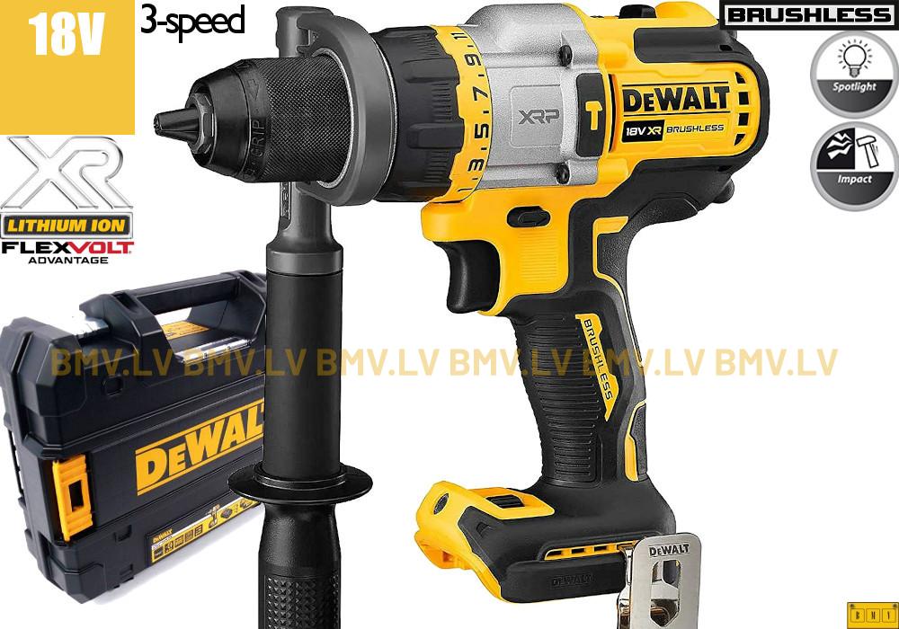 Triecienurbjmašīna/Skrūvgriezis DeWalt DCD999NT 18V (BEZ akku un lādētāja)