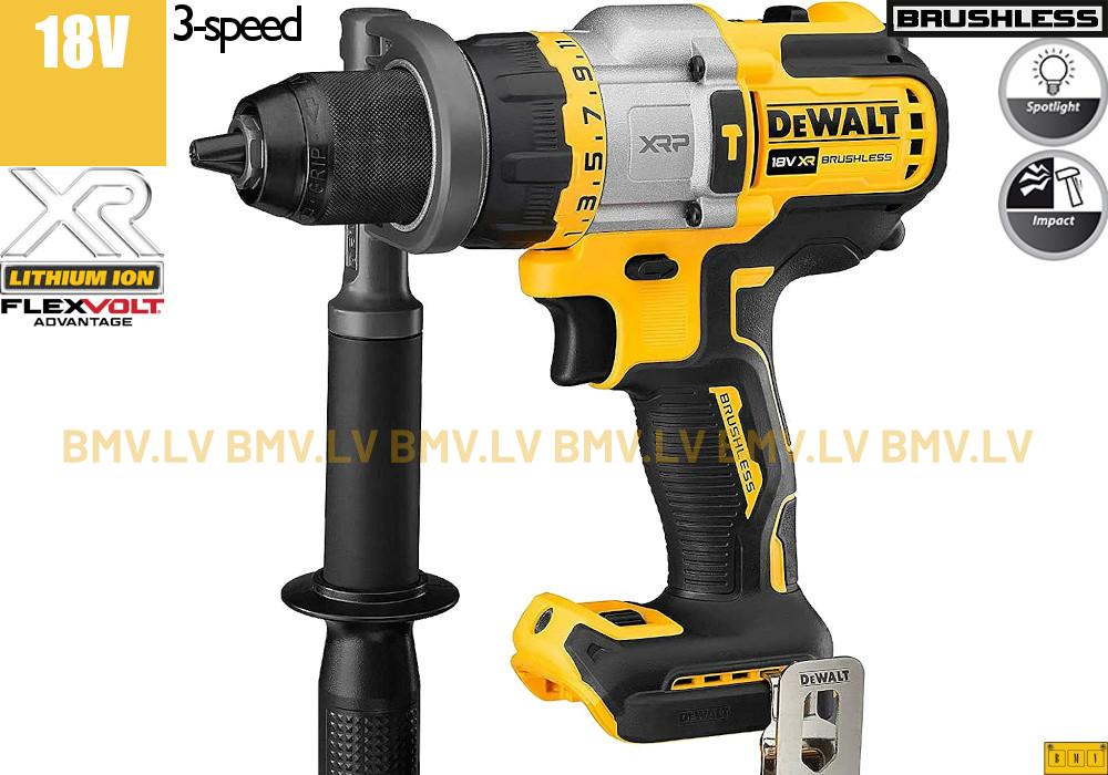 Triecienurbjmašīna/Skrūvgriezis DeWalt DCD999N 18V (BEZ akku un lādētāja)