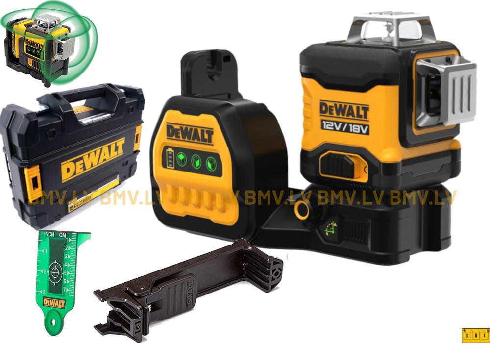 Trīsststaru lāzerlīmeņradis DeWalt DCE089NG18