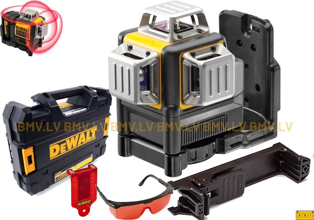 Trīsststaru lāzerlīmeņradis DeWalt DCE089RNT