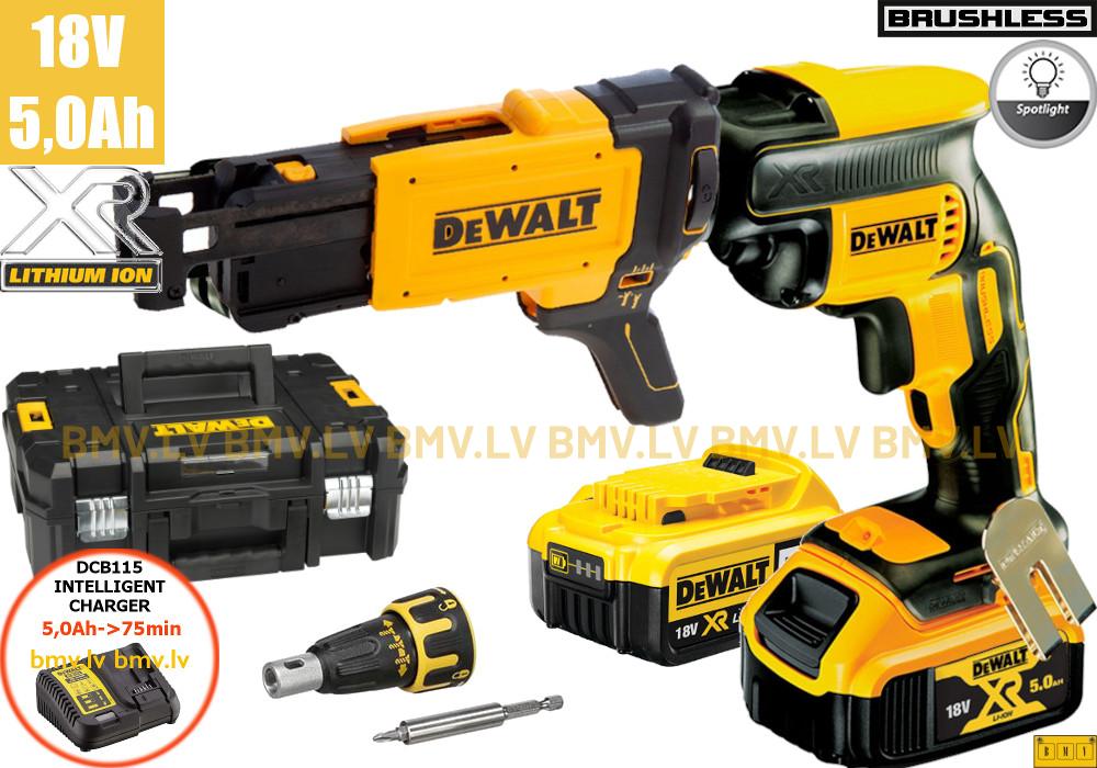 Skrūvmašīna DeWalt DCF620P2K (2x5,0Ah)