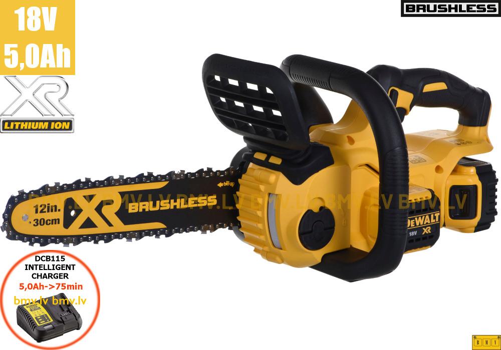 Ķēdes zāģis DeWalt DCM565P1 (1x5,0Ah) 18V