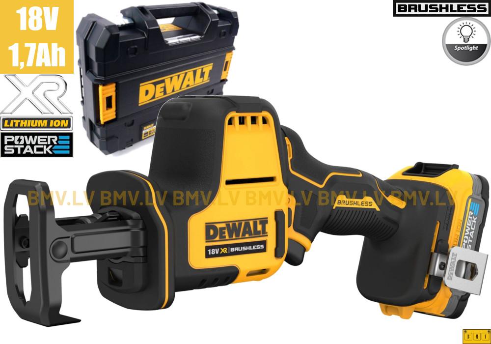 Zobenzāģis DeWalt DCS369E1T (1x1,7Ah)