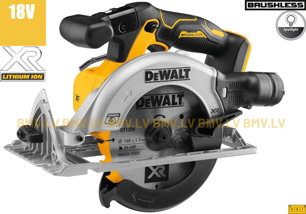 Rokas ripzāģis DeWalt DCS565N (BEZ accu un lādētāja)