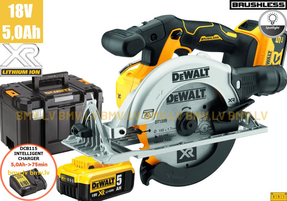 Rokas ripzāģis DeWalt DCS565P2 (2x5,0Ah)