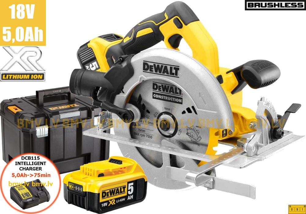 Rokas ripzāģis DeWalt DCS570P2 (2x5,0Ah)