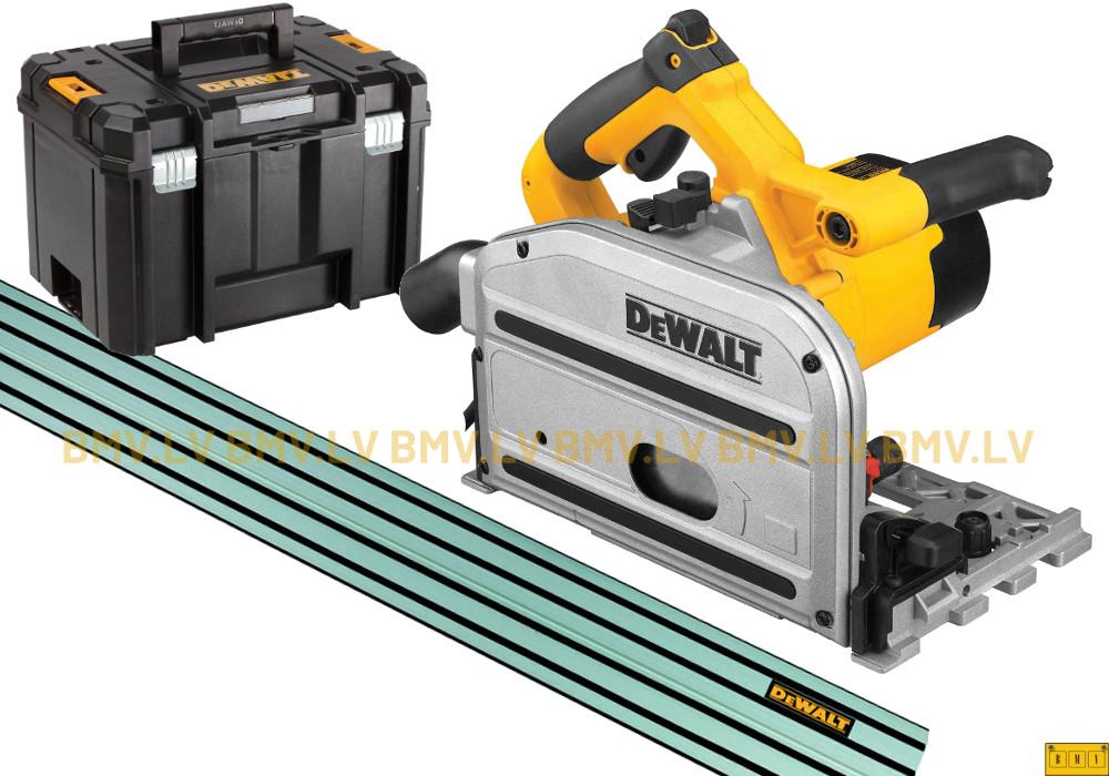 Iegremdējamais rokas ripzāģis DeWalt DWS520KTR + sliede 1,5m