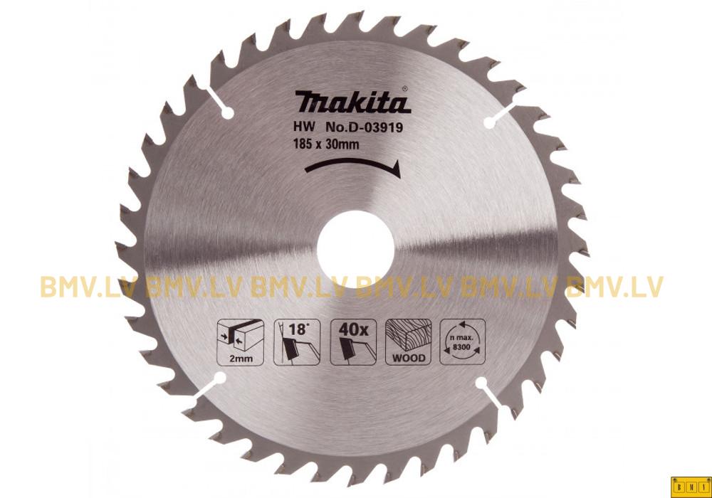 Zāģripa Makita D-03919 185x30mm 40z