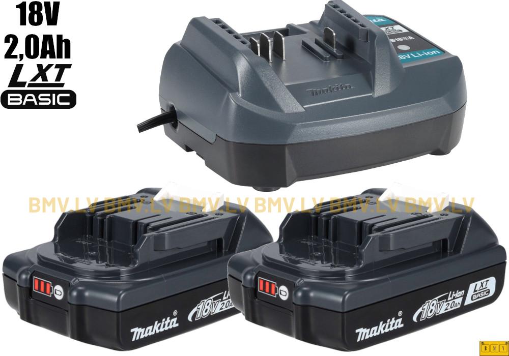 Lādēšanas komplekts Makita DCB18WA + 2 x BLB182