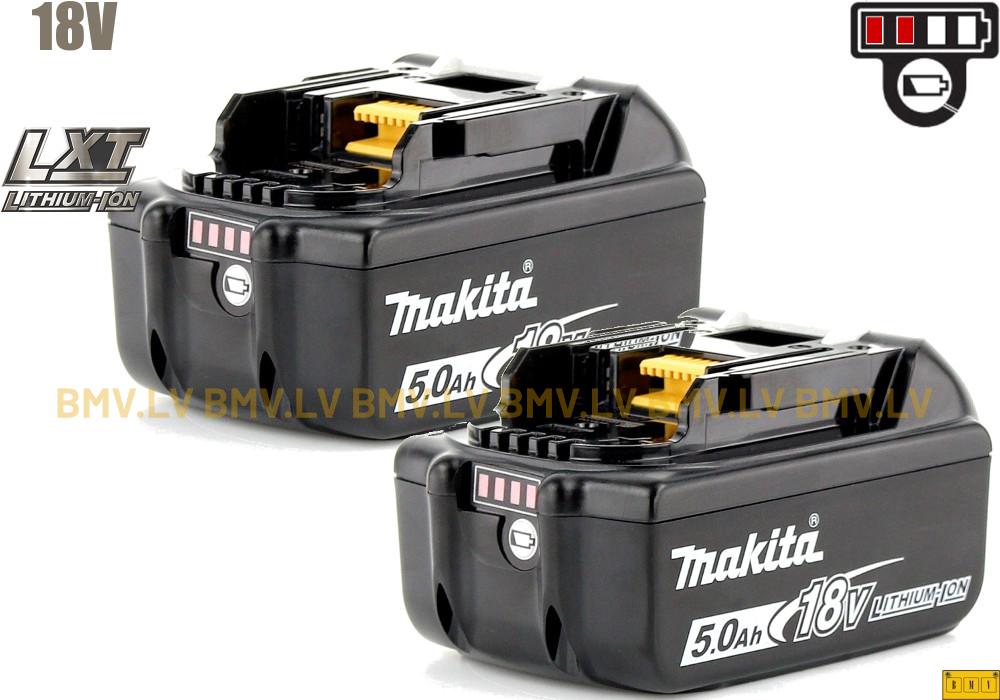 Twinpack 2 gab Li-Ion akumulatori Makita BL1850B 18V 5.0Ah 197288-2