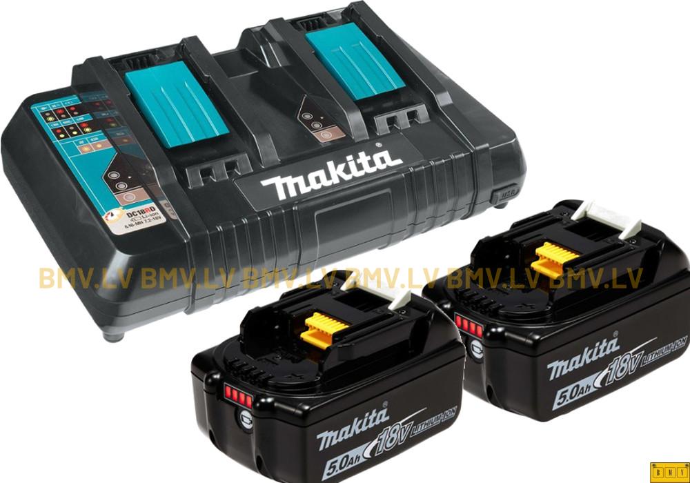 Lādēšanas komplekts Makita 199482-2 DC18RD + 2 x BL1850B