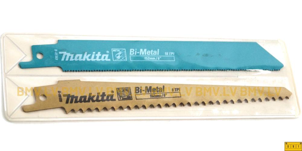 Zobenzāģa asmeņu komplekts 152mm Makita B-05175 + B-05169