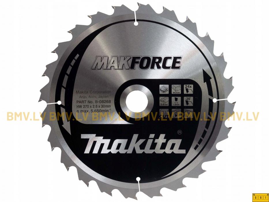 Zāģripa Makita B-08268 Makforce 270x30mm 24z