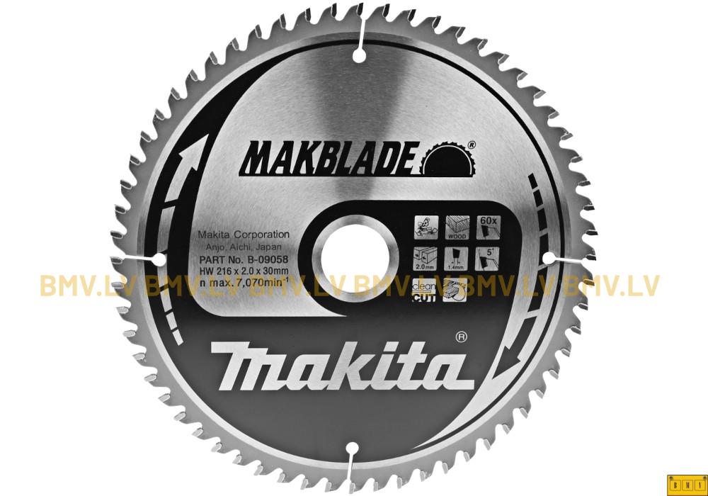 Zāģripa Makita B-09058 Makblade 216x30mm 60z