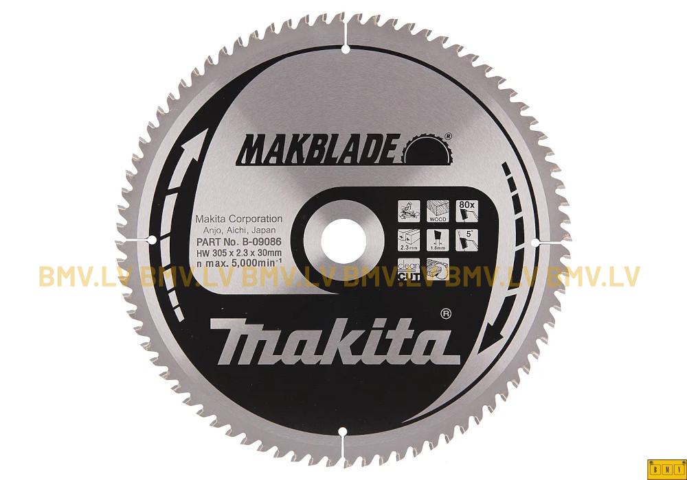 Zāģripa Makita B-09086 305x30mm 80z Makblade