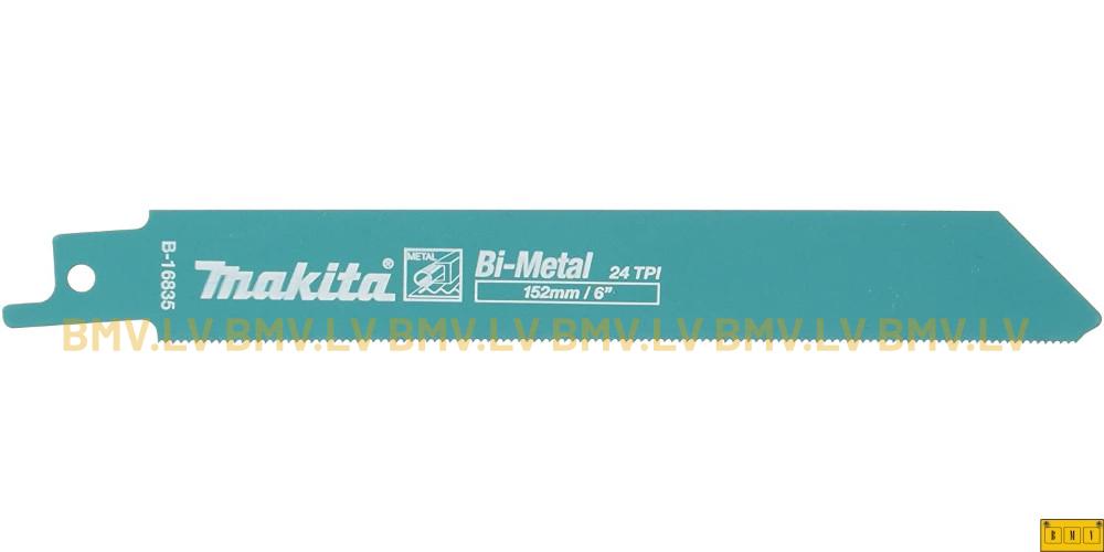 Zobenzāģa asmenis 152mm Makita B-16835 metālam