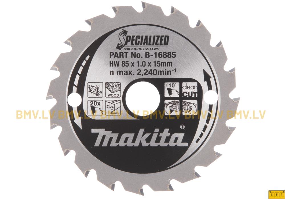 Zāģripa Makita B-16885 85x15mm 20z